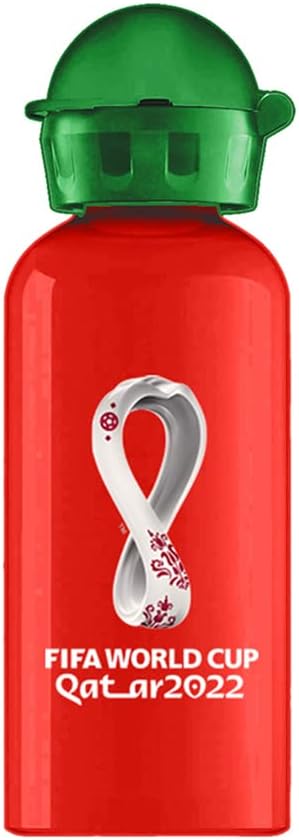 FIFA World Cup Qatar 2022 Graphic Printed Kids Aluminium Bottle Portugal 400ml, RT501003POR