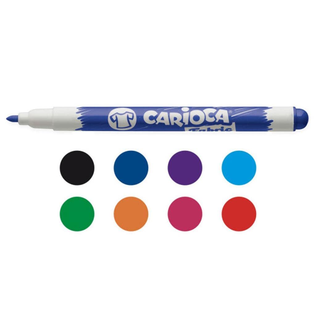 Carioca whiteboard finetip marker wallet 8pcs