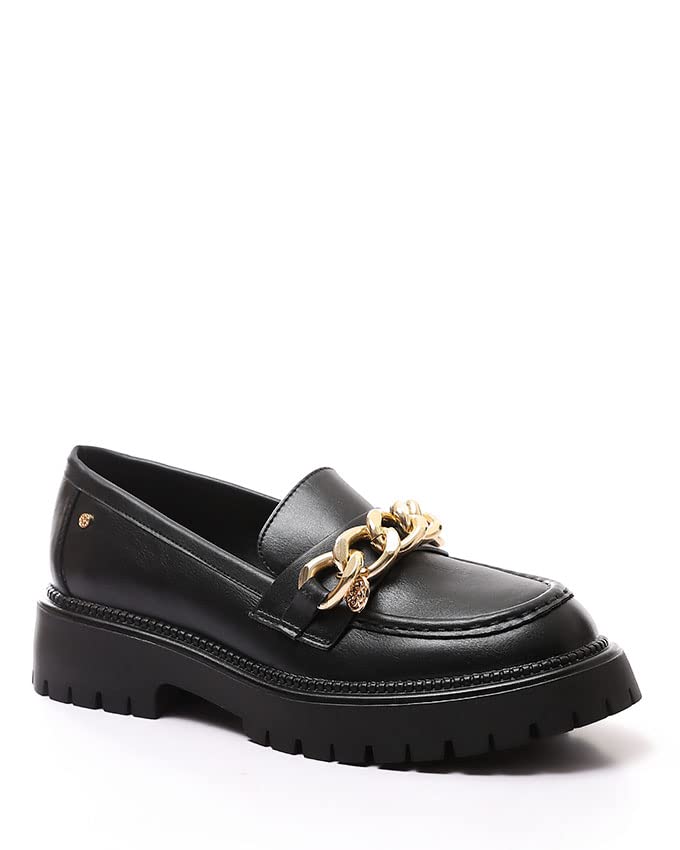 Dejavu Womens Chain embellished Loafer