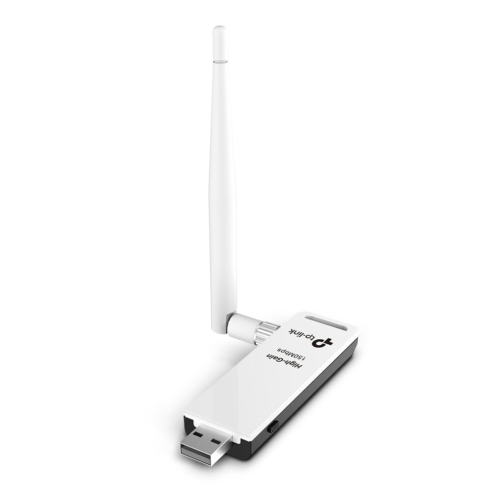 TP-Link Nano USB Wifi Dongle 150Mbps High Gain Wireless Network Adapter for PC Desktop and Laptops. Supports Win10/8.1/8/7/XP Linux 2.6.18-4.4.3, Mac OS 10.9-10.15 (TL-WN722N)