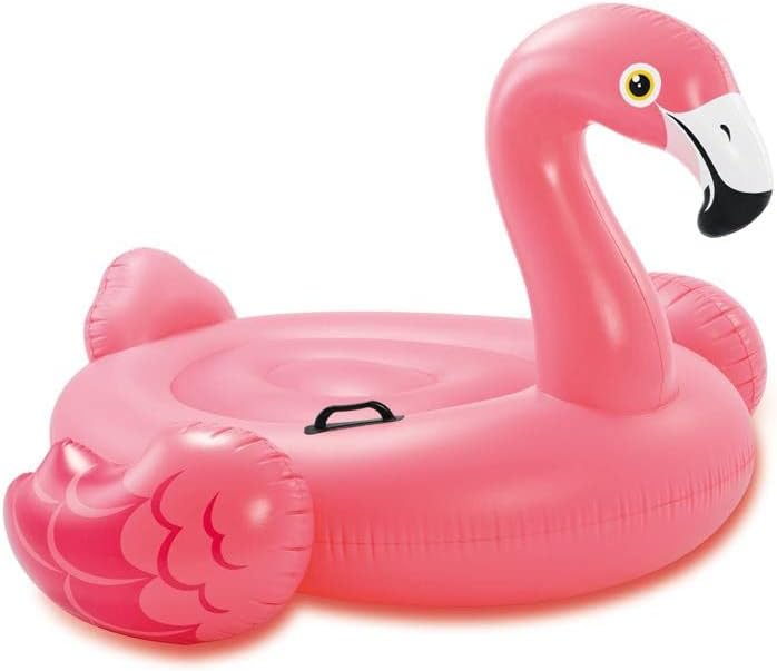 Intex Inflatable Flamingo Ride-On, Pink, 57558, 1.78 x 1.35