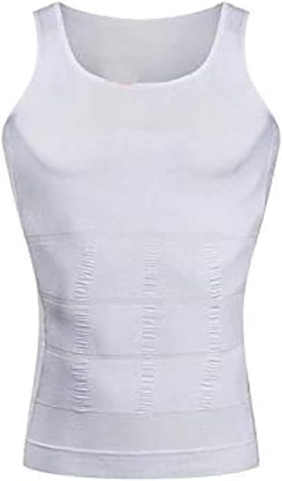 S-Sporting-Goods mens Slimming Underwear Body Shapewear MNS Slim Body Shapewear, Slim N Lift.WHITE.