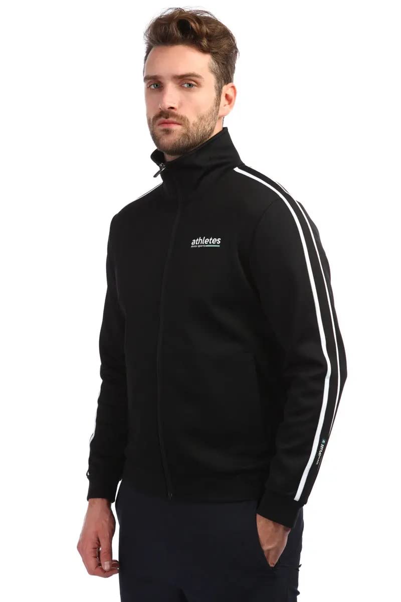 ANTA mens Anta Cross Training KNIT TRACK TOP For Men Jacket