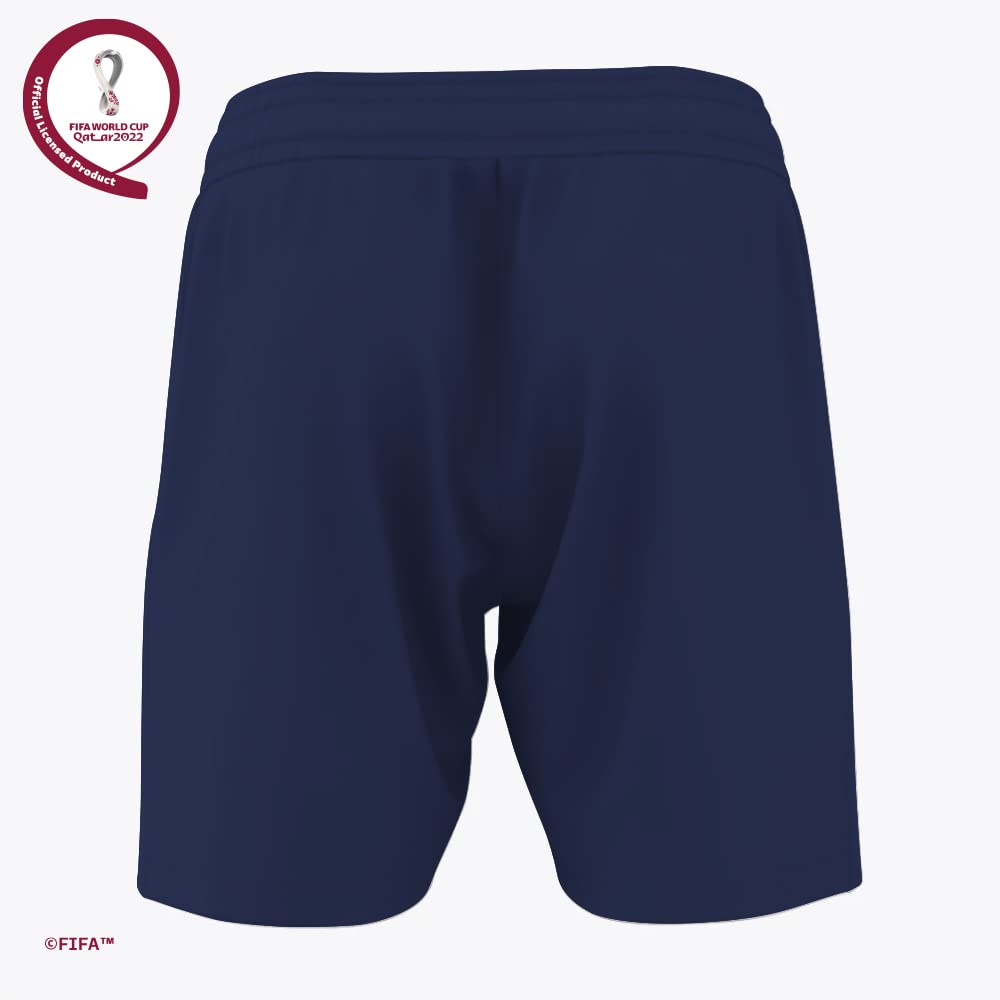 FIFA World Cup Qatar 2022 France Boy's Shorts - Navy Blue