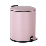 Vague Pedal Bin with Soft Closing Lid, Pink 3 Liter Capacity, 13-1449