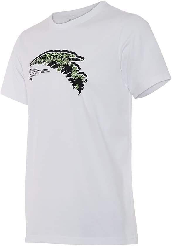 ANTA SS TEE For MEN, PURE WHITE, L, PURE WHITE, L