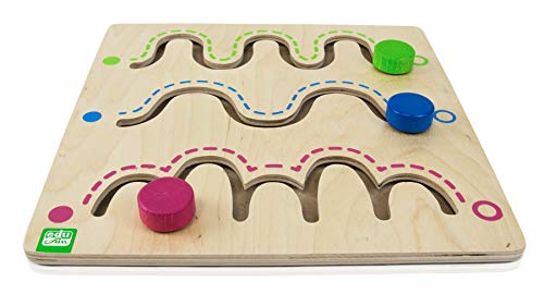 edu fun 21034 Montessori Planche de Musculation pour l'écriture à partir de 2 Ans