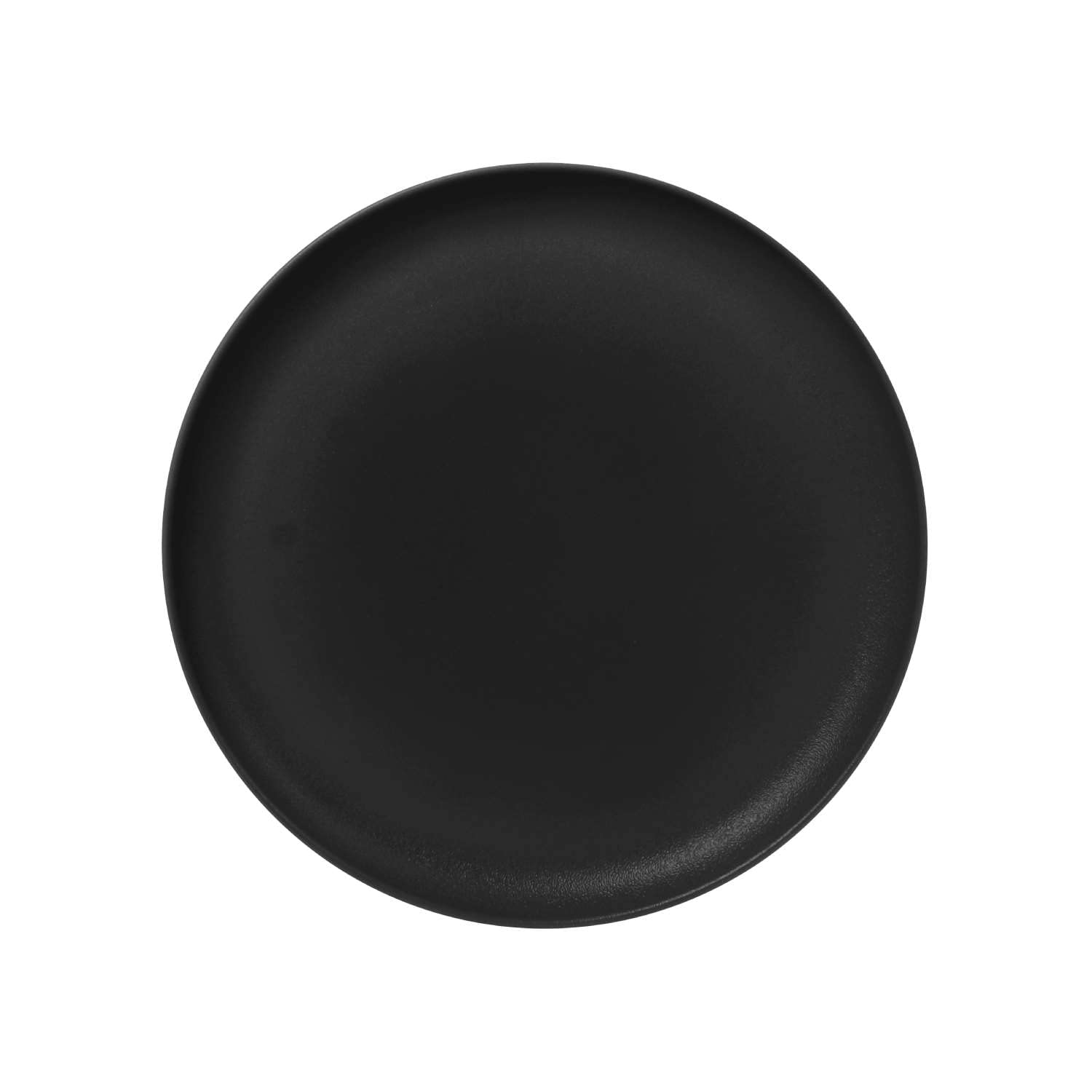 BARALEE PORCELIAN CERAMIC BLACK SAND COUPE PLATE, 26 CM (10 1/4