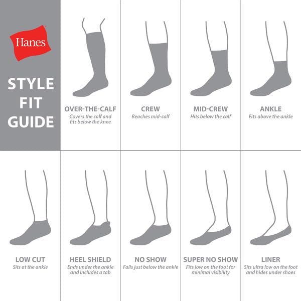 Hanes mens Double Crew Socks 12-pair Pack, Available in Big & Tall  Hanes   