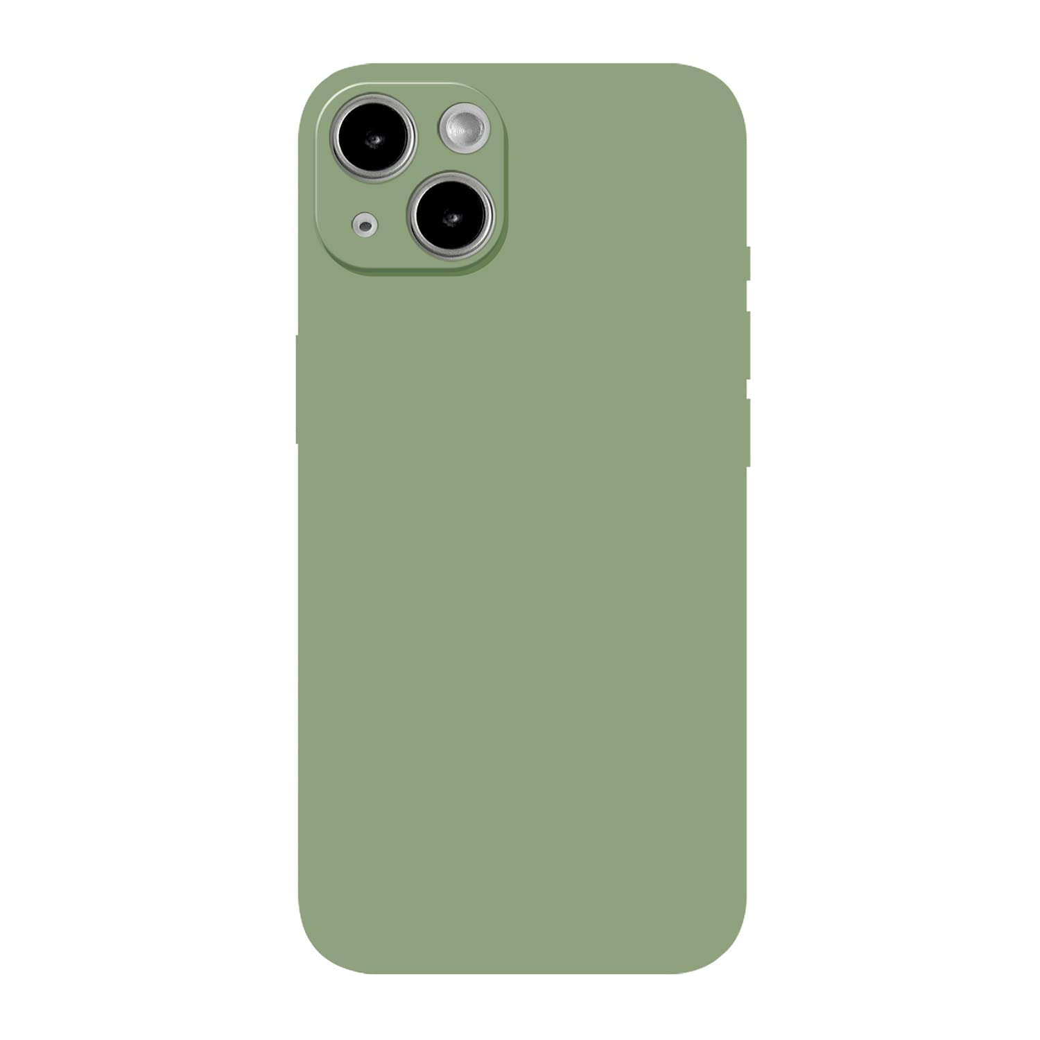 GXFCZD Case for iPhone 13, 6.1-Inch, Silky-Soft Touch, Full-Body Protective Case, Shockproof Cover with Microfiber Lining(Matcha green)