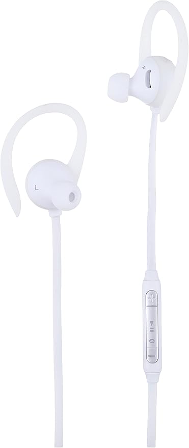 YK Design YKB-S1 Wireless Headset Water Proof and Sweat Human Body Engineering Design - White Silver