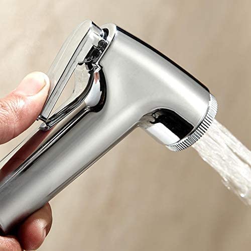 ECVV Portable Toilet Bidet Faucets Handheld Shower Spray Shattaf Head For Wash Bathroom Toilet Car Rinse Pet Shower Sprayer