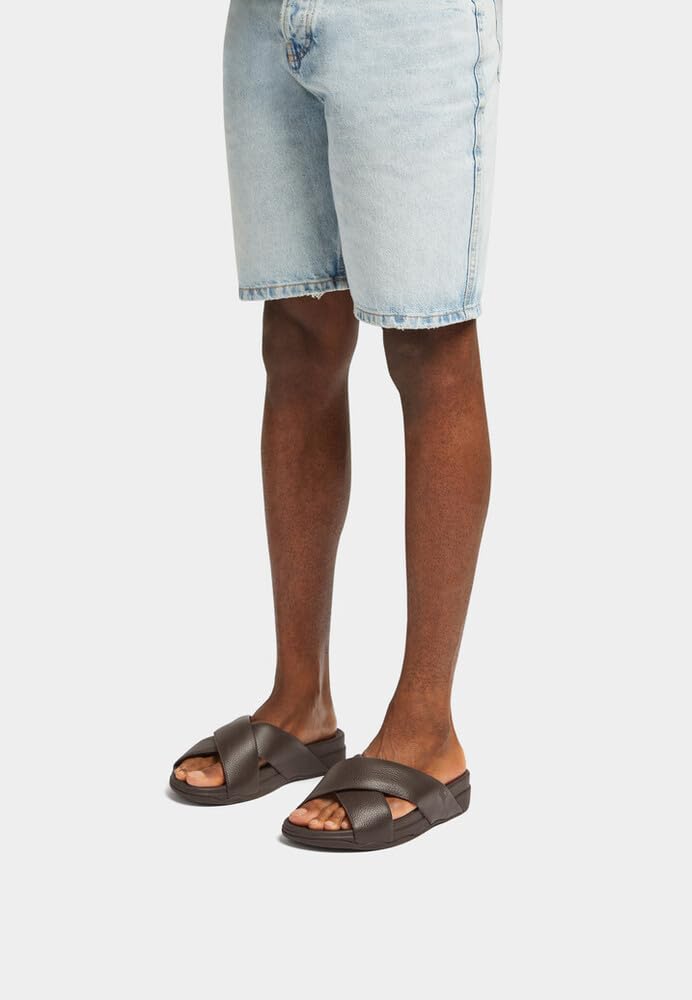 FitFlop Surfer Mens Tumbled mens Slide Sandal