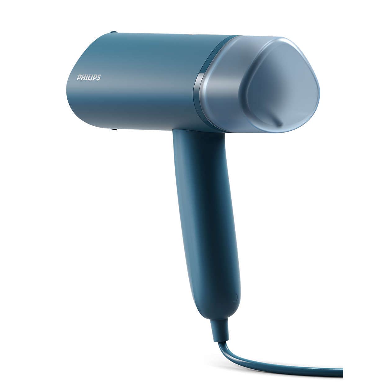 Philips Compact Handheld Steamer 3000 Series - 1000W - 20g/min Continuous Steam - 2M Cord Length - 100ML - Compact & Foldable - Blue - STH3000/26