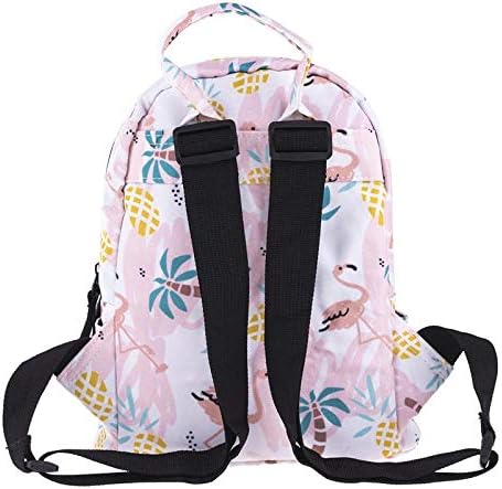 Girls Pink Flamingo Backpack Cartoon Printing Mini Backpack For Girls Kids School Bag Baby Schoolbag Cute Children Backpack