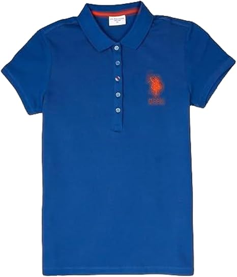 U.S. Polo Assn. Women Cotton-Regular-Short Sleeves Polo Shirt