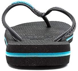 Havaianas Hav Logo Filete Black/Black/Turquoise Boy's Flip-Flop