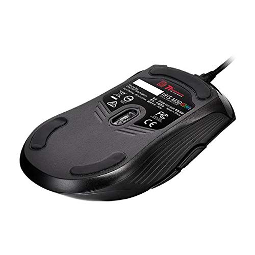 THERMALTAKE IRIS M30 RGB OPTICAL GAMING MOUSE, OMRON SWITCHES, 20 MILLION CLICK LIFECYCLE, 16.8 MILLION RGB COLORS - Black