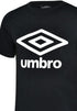 Umbro Mens FW Large Logo Cotton Tee T-Shirt Color: Black Size: S