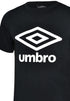 Umbro Mens FW Large Logo Cotton Tee T-Shirt Color: Black Size: S