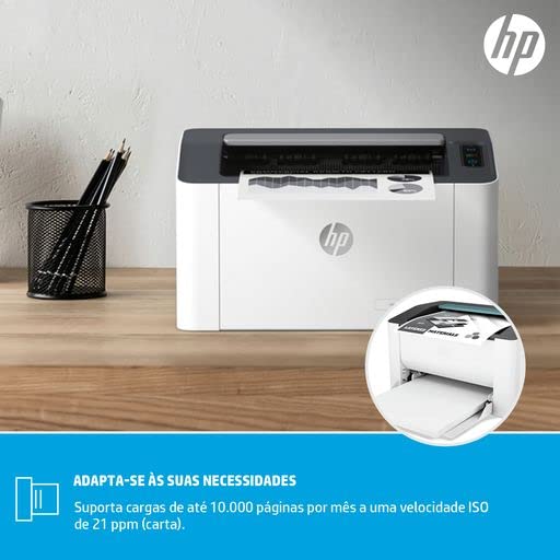 HP Laser 107w Printer - Black and white, Printer for Small Medium Business [4ZB78A]