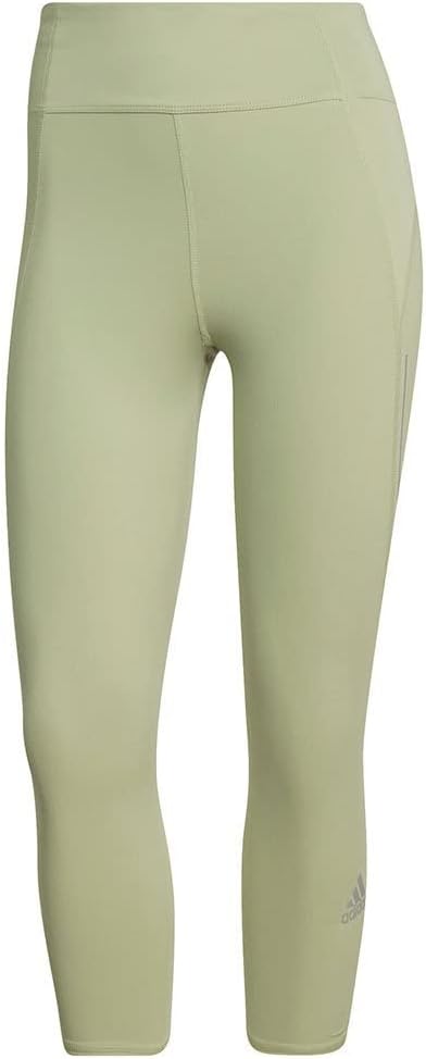 adidas OTR 3 4 TGT HC1762 RUNNING magic lime TIGHTS (3 4) For Women, Size L- Tight