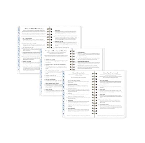 Blue Sky Day Designer for Blue Sky 2021 Weekly & Monthly Planner, Flexible Cover, Twin-Wire Binding, 12.7 cm x 20.3 cm, Peyton White
