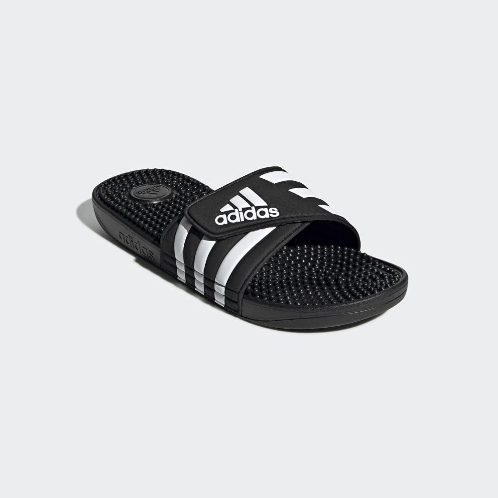 adidas Unisex Adissage Essential Slide, Color: Black Core