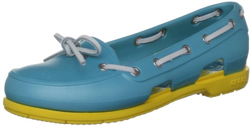 Crocs Women's Navy and White Rubber Loafers and mocassins