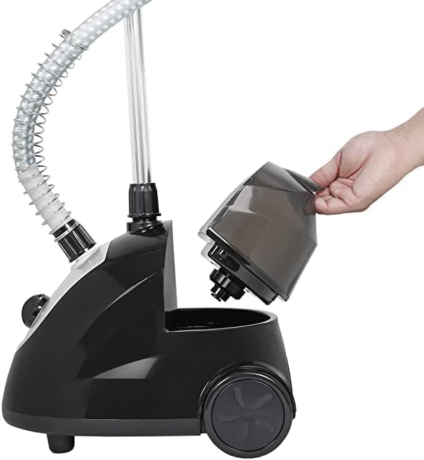 Khind Steam Pro 2-in-1 Garment Steamer Iron Powerful Wrinkle Remover Clothes Refresher for Home and Travel - Fast Heat-up, Portable Design Perfect for Delicate Fabrics, Curtains, and Upholstery