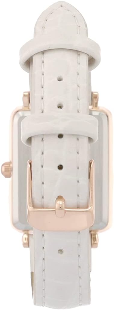 Anne Klein Women's Glitter Accented Croco-Grain Strap Watch, AK/3820