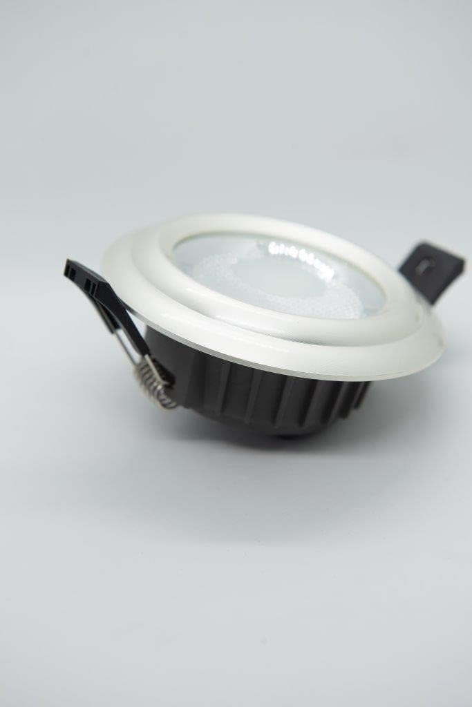 5 Watt white & Silver Spotlight - white light