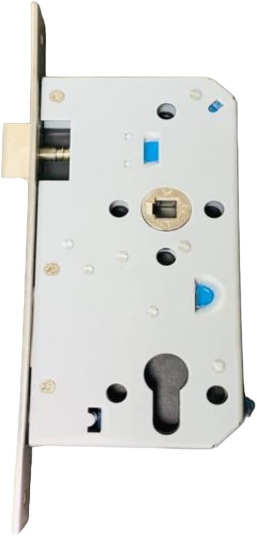 Biella Mortise Stainless Steel Door Lock Body with Cylinder, Strike Plate, Along with 5 Keys Etc...