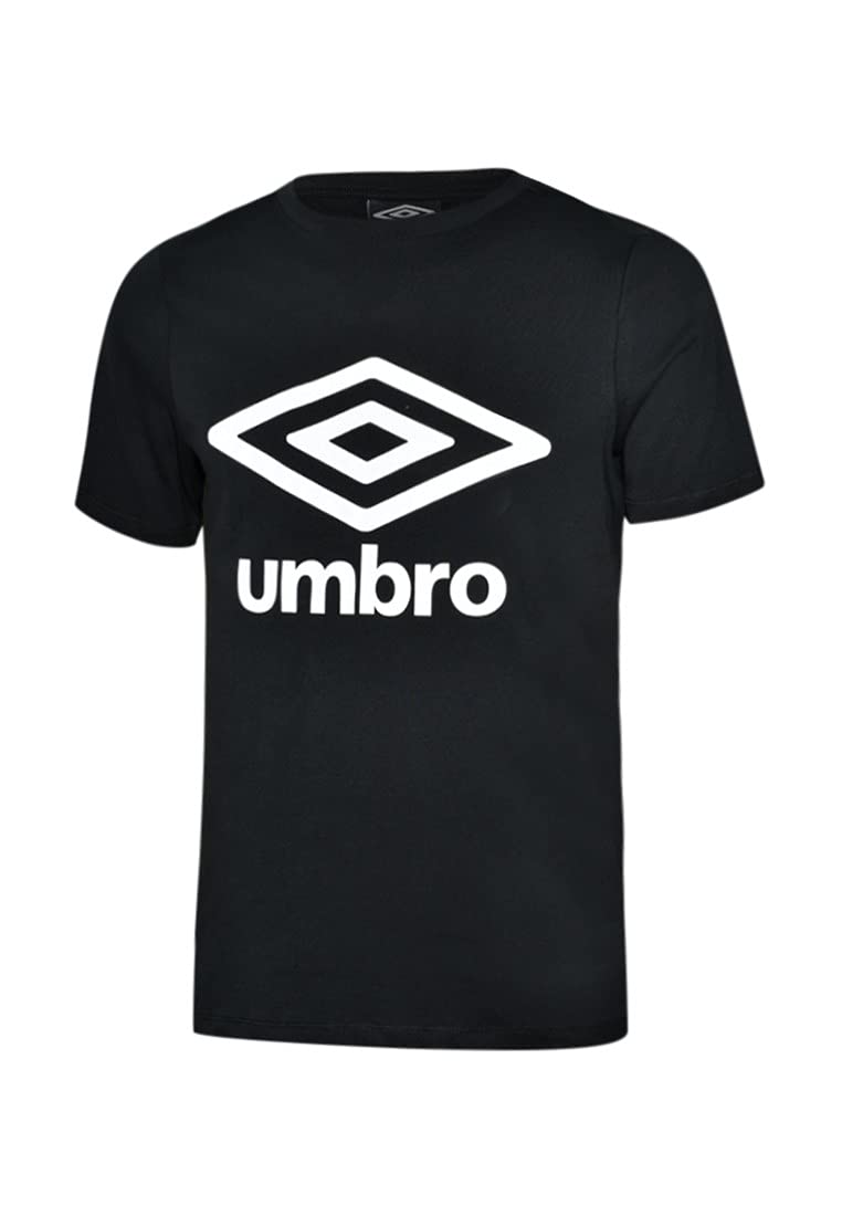 Umbro Mens FW Large Logo Cotton Tee T-Shirt Color: Black Size: S