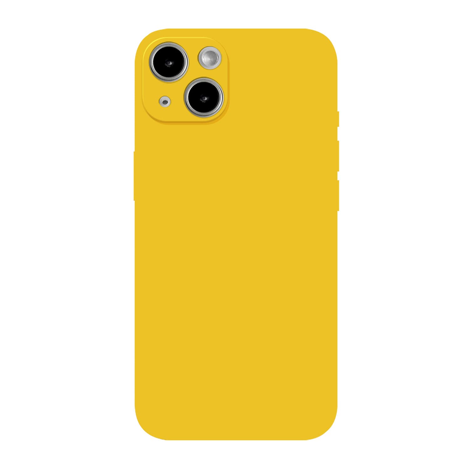 GXFCZD Case for iPhone 13, 6.1-Inch, Silky-Soft Touch, Full-Body Protective Case, Shockproof Cover with Microfiber Lining(yellow)