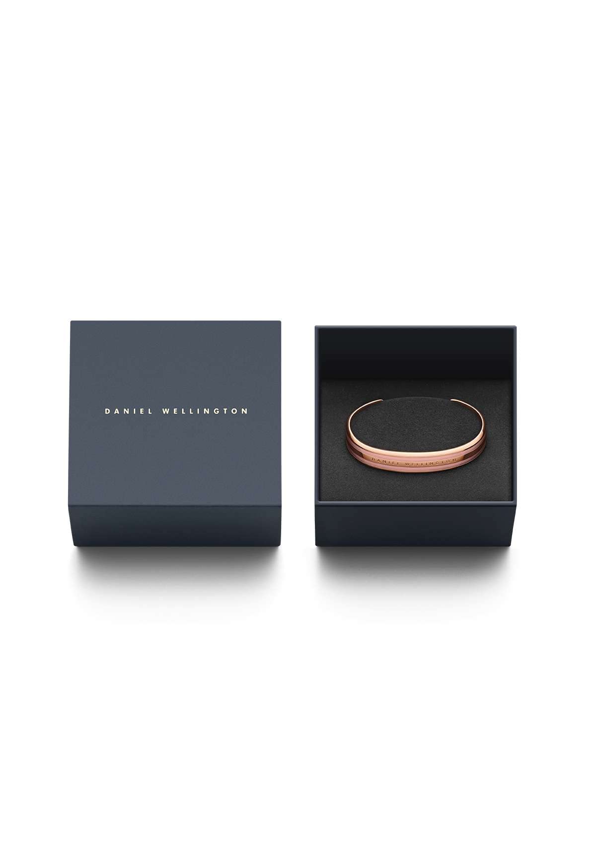 Daniel Wellington Two-Tone Stainless Steel Cuff Bracelet – Dusty Rose