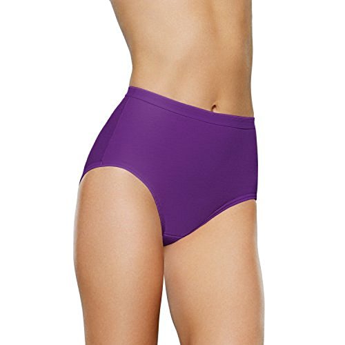 Fruit of the Loom Women's Comfort Covered Cotton Brief Panties-White (Multi-pack)  Fruit of the Loom   