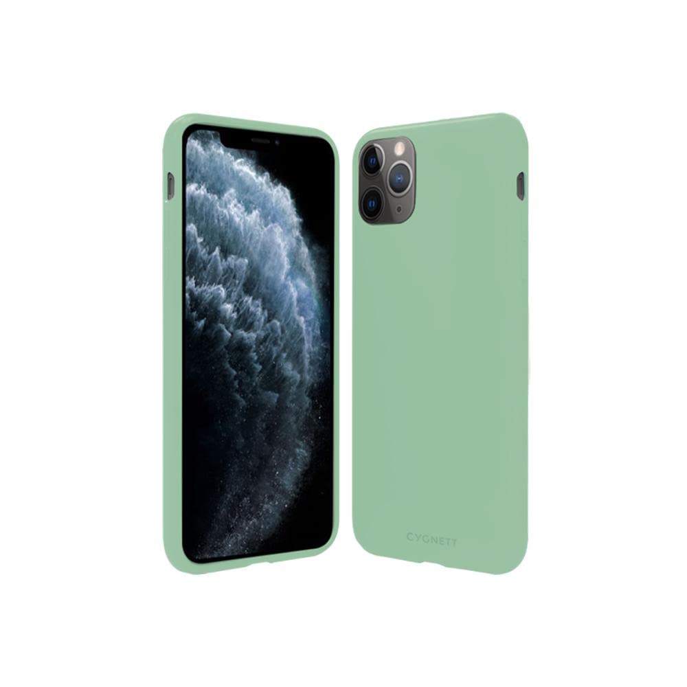 Cygnettskin Slimline Case With Soft Touch, Flexible Shell, Slim & Lightweight, Works With Wireless Chargers, Raised Camera Bezel, Scratch Resistant, Edge To Edge Shockproof For Iphone 11 Pro - Jade