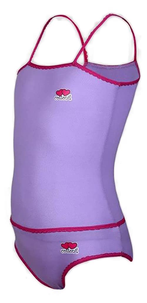 Cottonil Heart Underwear Set for Girls - Purple (Ages 11-12)