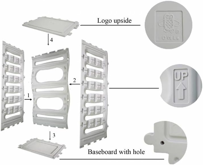 Ching Ching 4 Drawers Cabinet Organizer