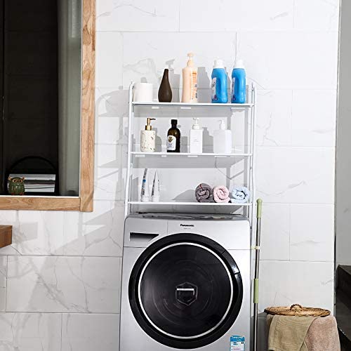 3 Layer Metal Washing Machine Storage Shelf Rack,Space Saver Organizer Holder