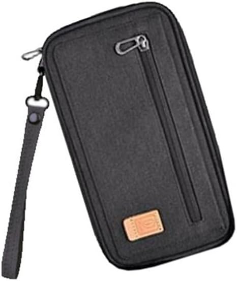 Wiwu pioneer passport pouch for men - black