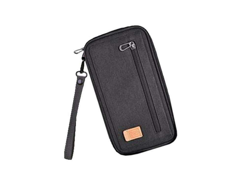 Wiwu pioneer passport pouch for men - black