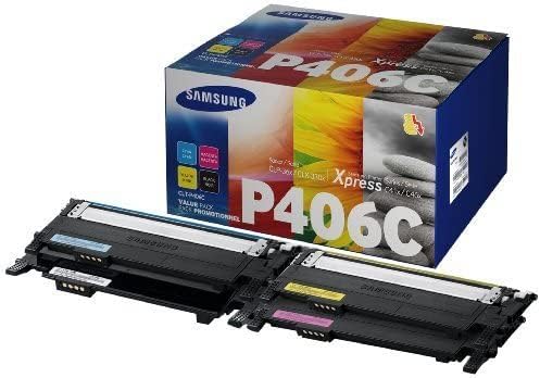 HP SU375A Multi Pack Samsung CLT-P406C (SU375A) Multipack Original Toner 1xSchwarz Black, Cyan, Magenta and Yellow