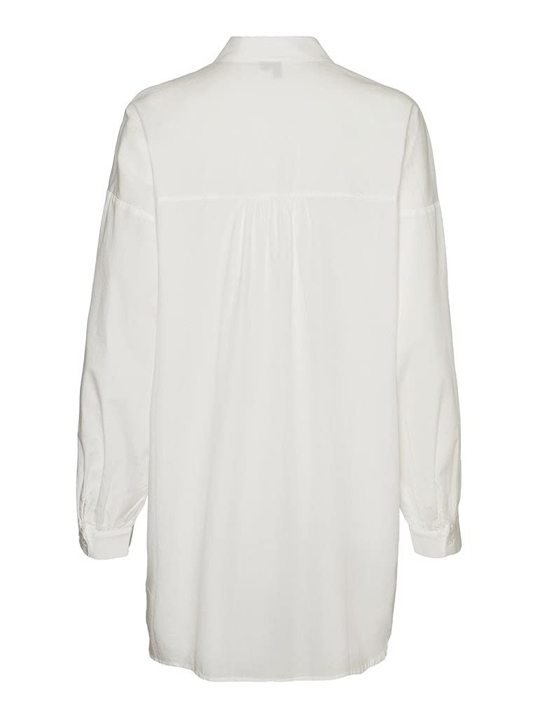 Vero Moda Women's Vmbina L/S Oversize Shirt Ga Noos Blouse