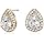 Mestige Women Earring Mser4035 With Swarovski Crystals