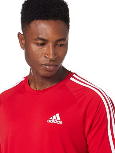 adidas Men's Men's T-shirt T-Shirt (pack of 1) , RED , M