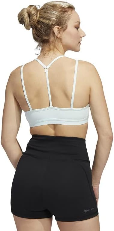 Adidas yo ess ls bra he0125 training ice mint workout bra - light support for women