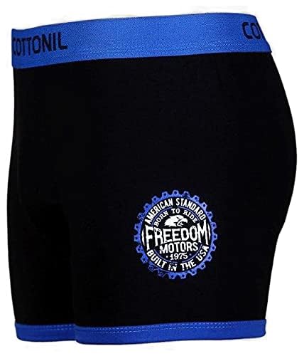 Cottonil Men's Relax Boxer Shorts – Black, XXL