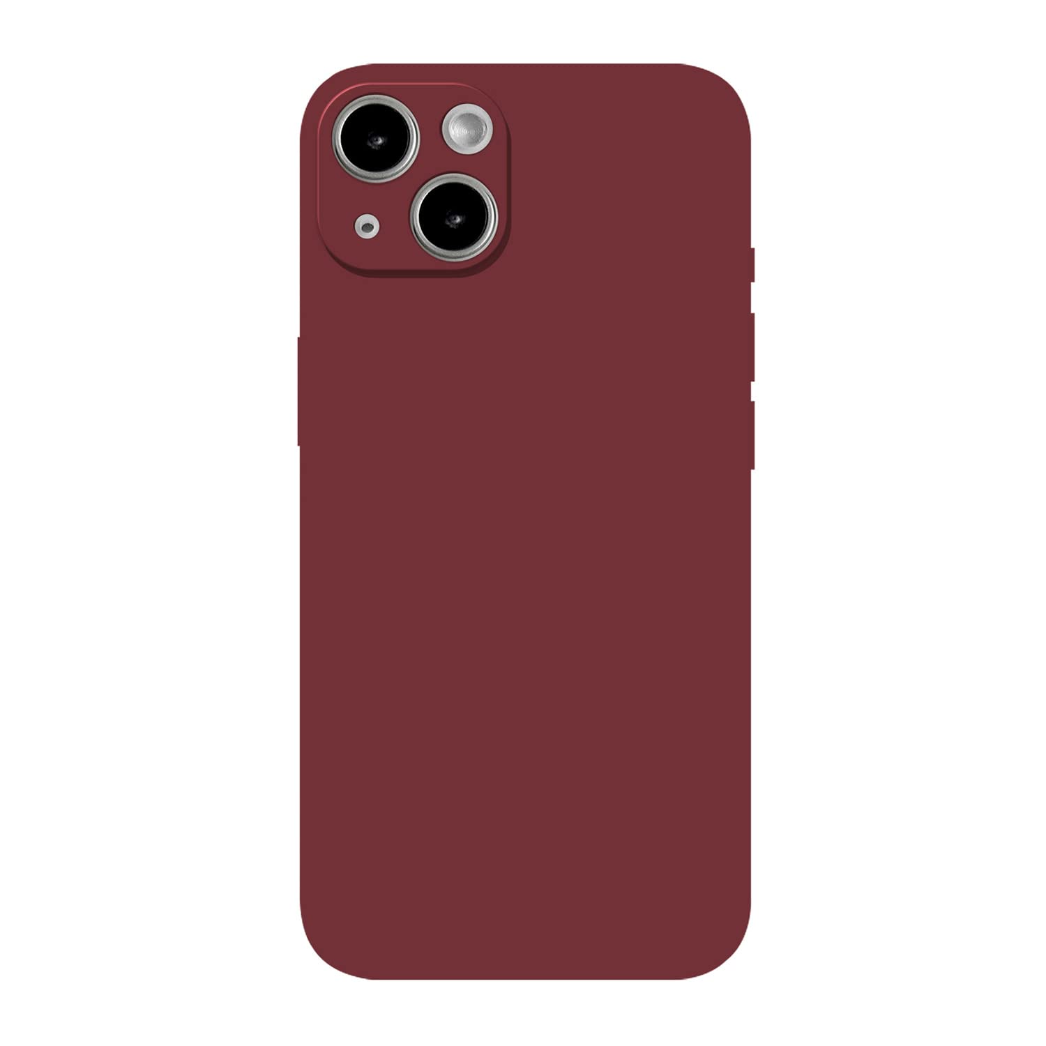 GXFCZD Case for iPhone 13, 6.1-Inch, Silky-Soft Touch, Full-Body Protective Case, Shockproof Cover with Microfiber Lining(claret)